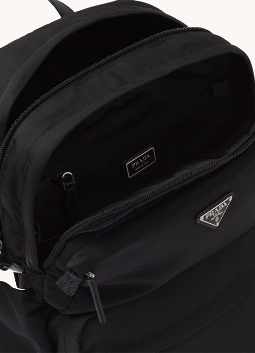 Prada Rugzak met logo - detail 3 zwart