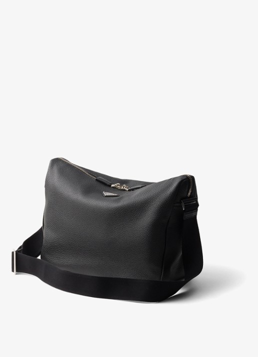 Prada Schoudertas van kalfsleer - detail 3 zwart