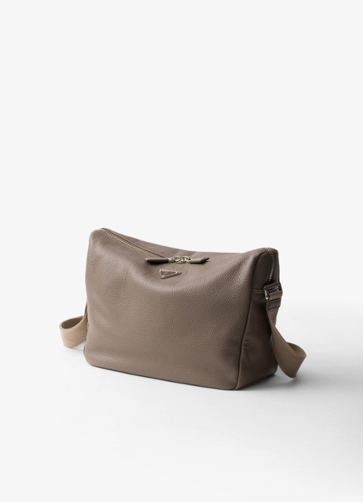 Prada Schoudertas van kalfsleer - detail 4 taupe