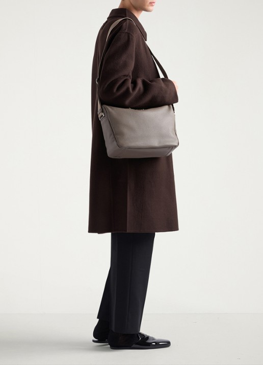 Prada Schoudertas van kalfsleer - detail 7 taupe