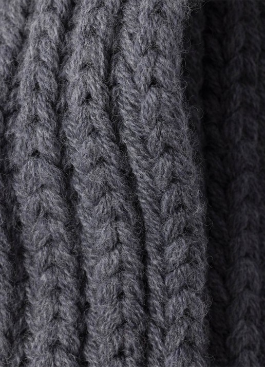 Prada Sjaal van scheerwol 135 x 6 cm - detail 2 grijs