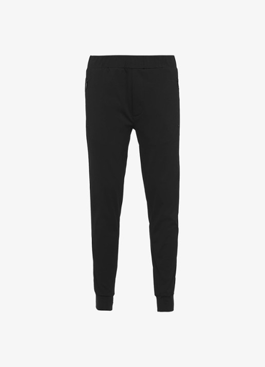 Prada Slim fit broek met ritszakken - voorkant 2 zwart