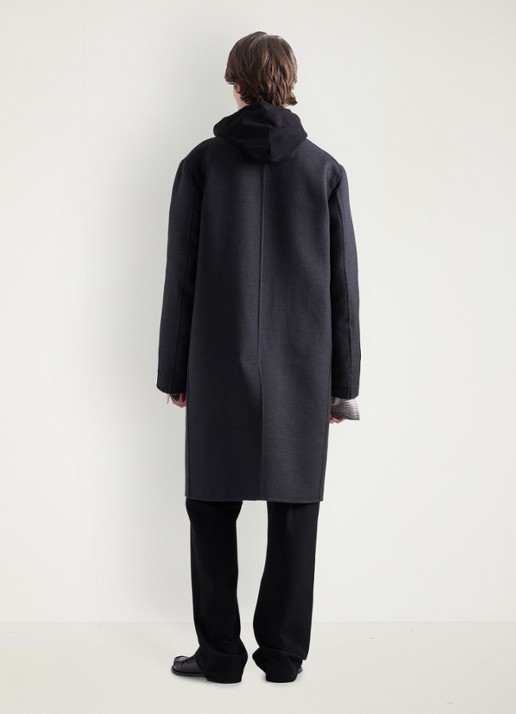 Prada Slim fit pantalon met steekzakken - achterkant zwart