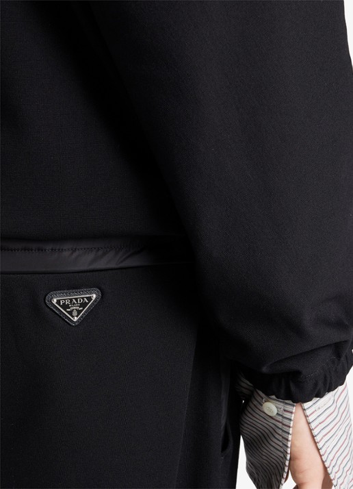 Prada Slim fit pantalon met steekzakken - detail 3 zwart