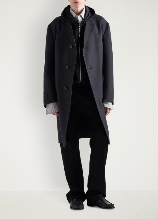 Prada Slim fit pantalon met steekzakken - voorkant 5 zwart