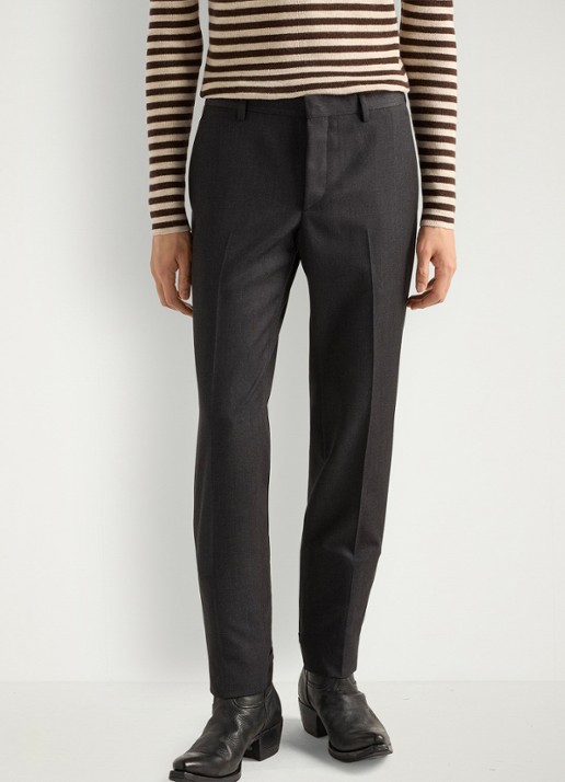 Prada Slim fit pantalon van scheerwol
