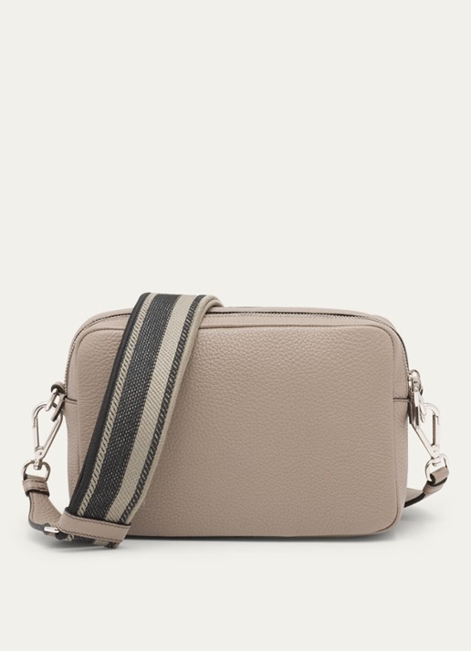 Prada Small crossbodytas van kalfsleer - detail 4 donkergrijs