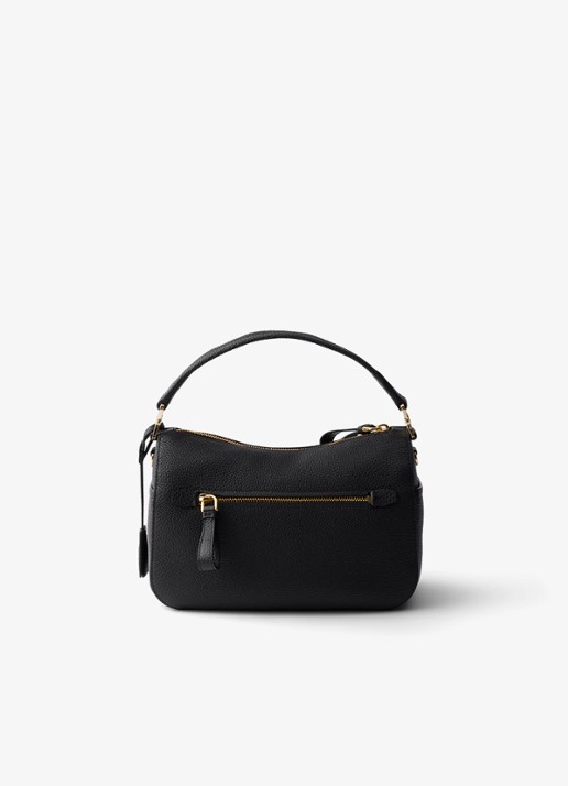 Prada Small handtas van kalfsleer - achterkant 4 zwart
