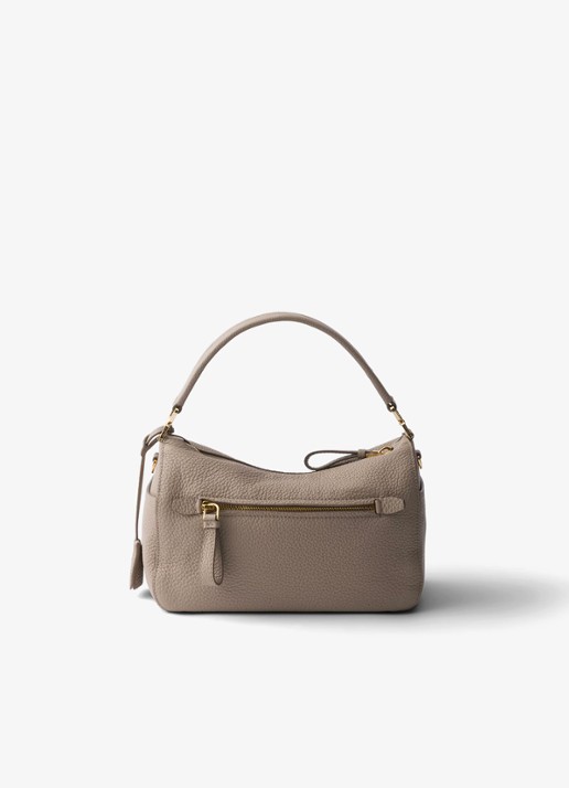 Prada Small handtas van kalfsleer - achterkant 6 taupe