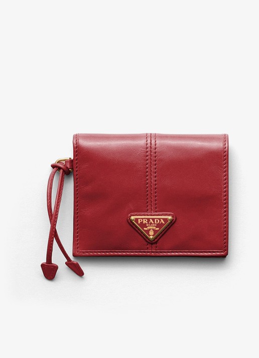 Prada Small portemonnee van kalfsleer