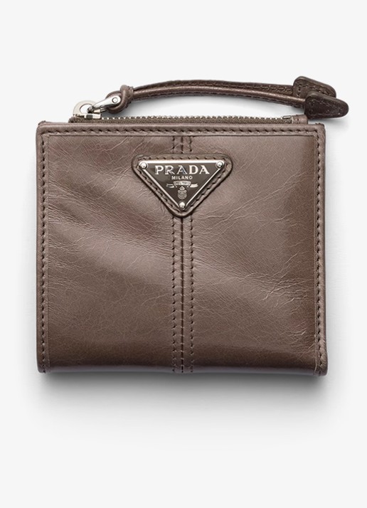 Prada Small portemonnee van kalfsleer