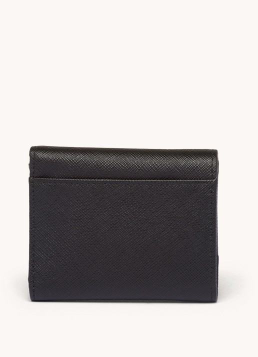 Prada Small portemonnee van leer - achterkant zwart