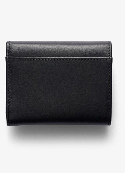 Prada Small portemonnee van leer - achterkant 2 zwart