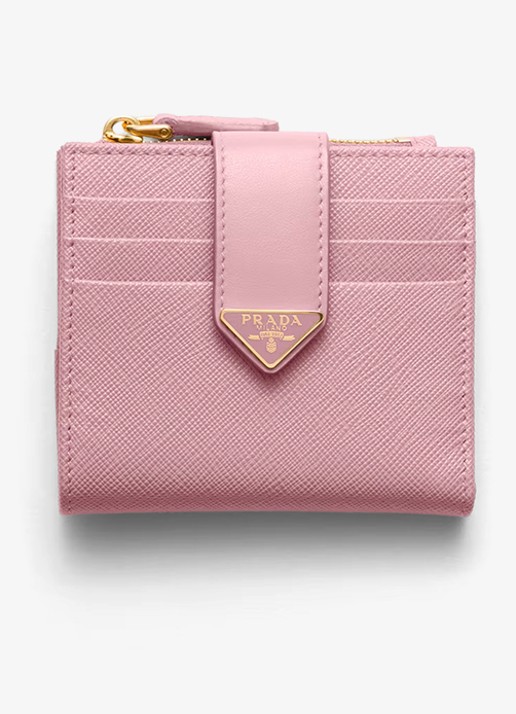 Prada Small portemonnee van leer