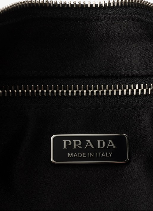 Prada Small schoudertas met strass - detail 6 zilver
