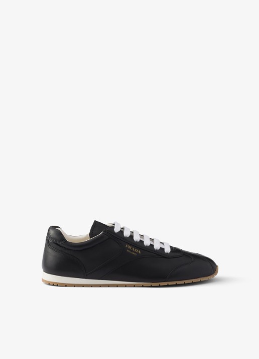 Prada Sneaker van leer - voorkant 4 zwart