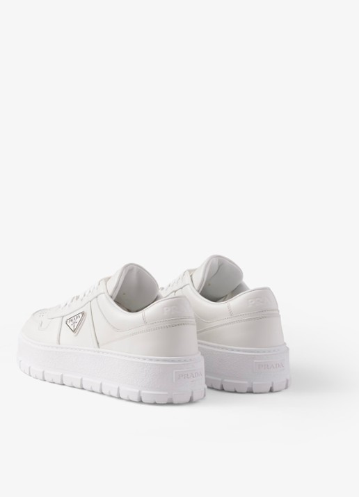 Prada Sneaker van leer - achterkant 6 wit