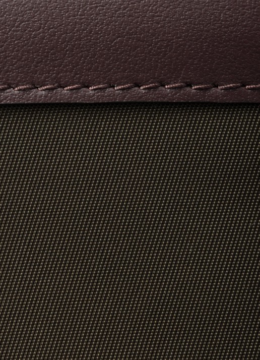 Prada Speedrock Re-Nylon pasjeshouder van leer met contrast - detail 3 donkergroen