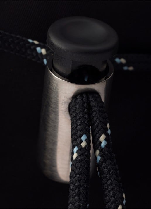 Prada Speedrock Re-Nylon rugzak met leren details - detail 4 zwart