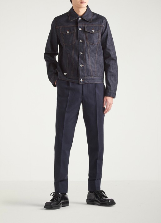 Prada Spijkerjas met borstzakken