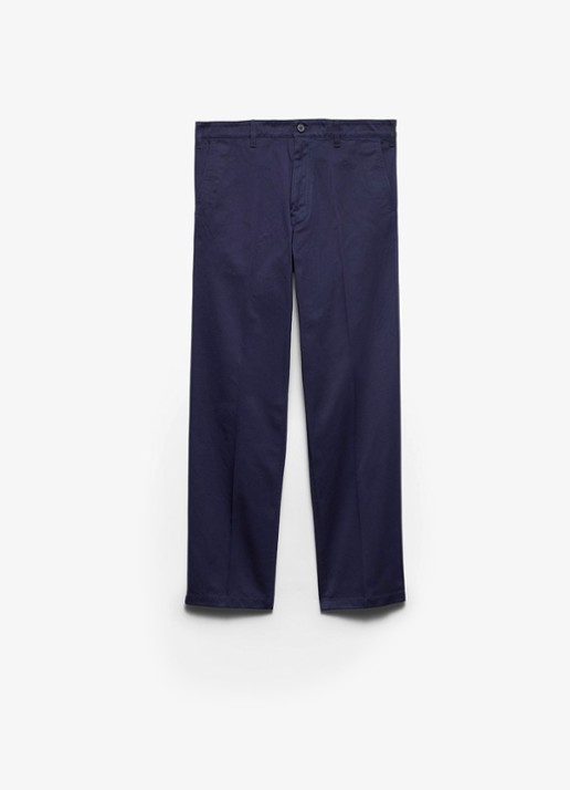 Prada Straight fit chino met steekzakken - voorkant 4 donkerblauw