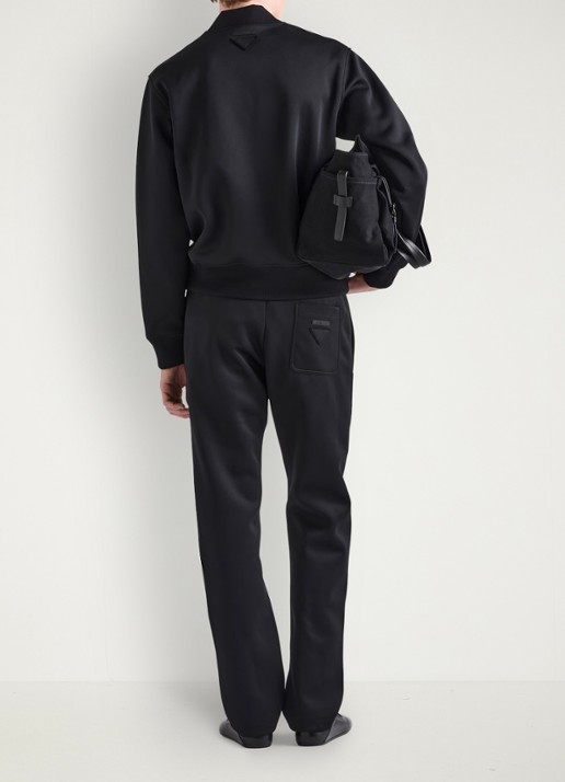 Prada Straight fit pantalon met steekzakken - achterkant 4 zwart