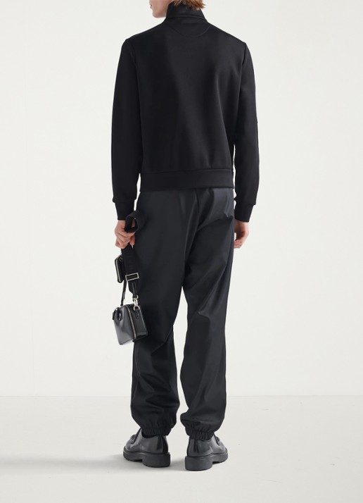 Prada Sweatvest met logo - achterkant 3 zwart