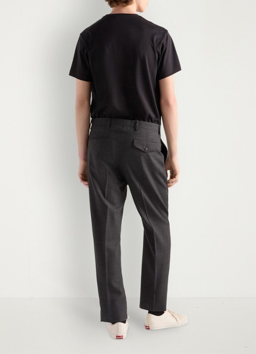 Prada T-shirt met logo - achterkant 4 zwart