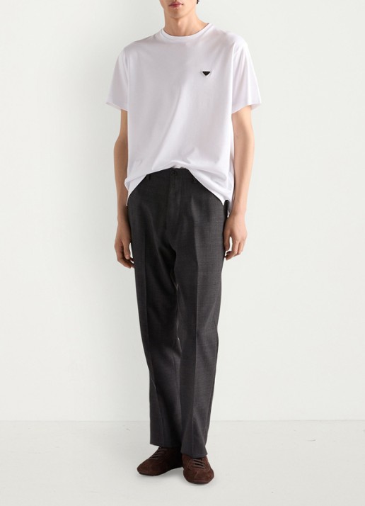 Prada T-shirt met logo - voorkant 4 wit