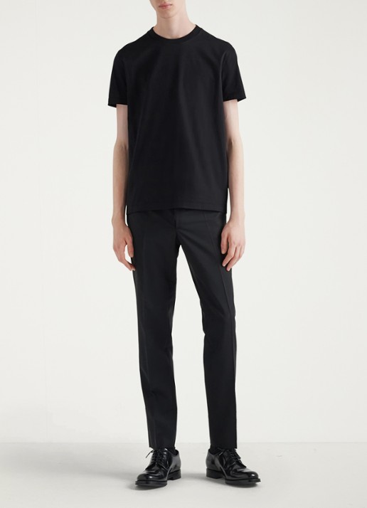 Prada T-shirt met ronde hals in 3-pack - voorkant 2 zwart
