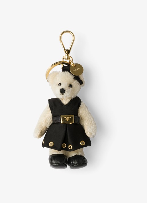 Prada Teddy tasbedel met logo