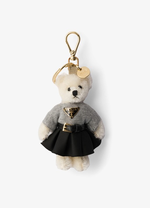 Prada Teddy tasbedel met logo