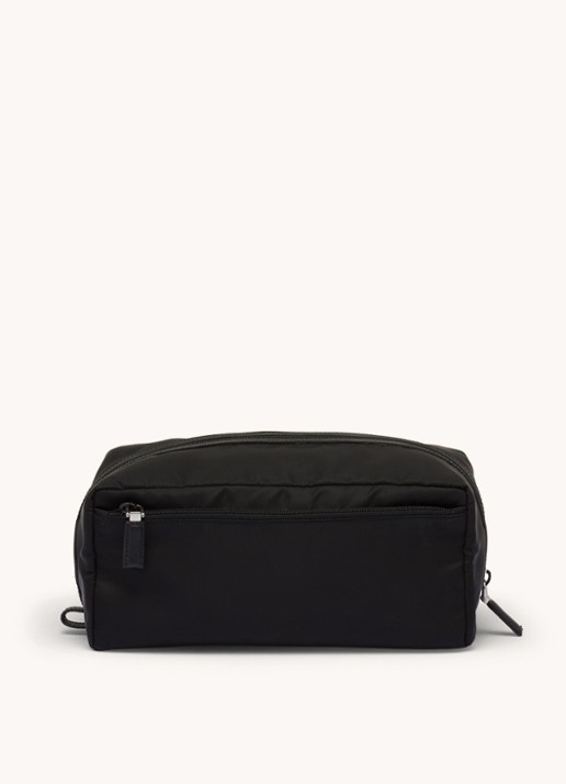 Prada Toilettas met leren details - achterkant 9 zwart