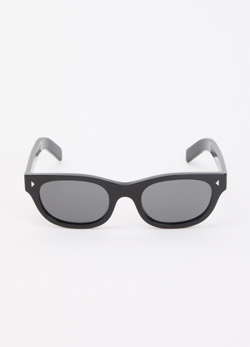 Prada Wayfarer zonnebril gepolariseerd PR C09S - detail 2 zwart