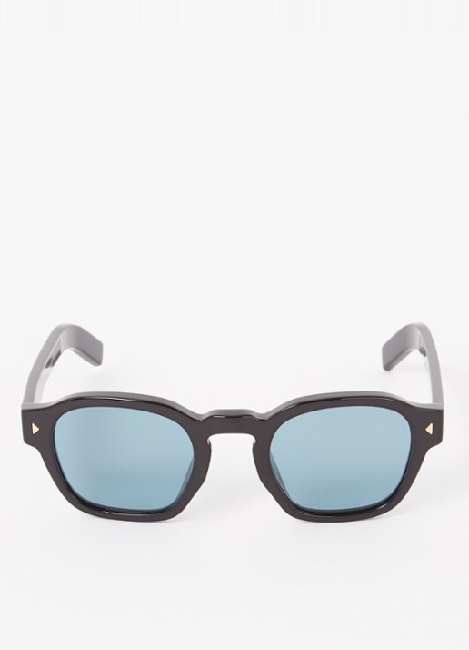 Prada Wayfarer zonnebril gepolariseerd PRA16S - detail zwart