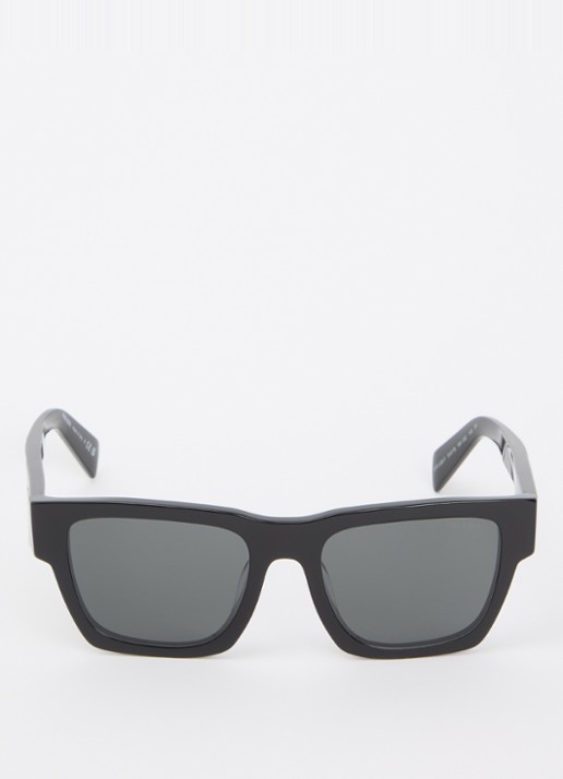 Prada Wayfarer zonnebril PR A06SF  - detail 2 zwart