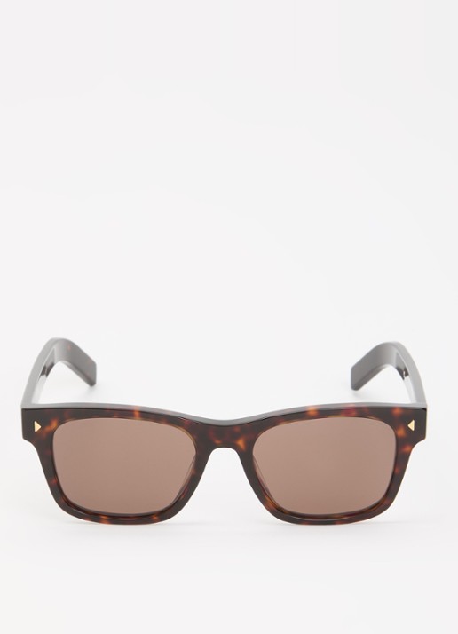 Prada Wayfarer zonnebril PR A17S - detail donkerbruin