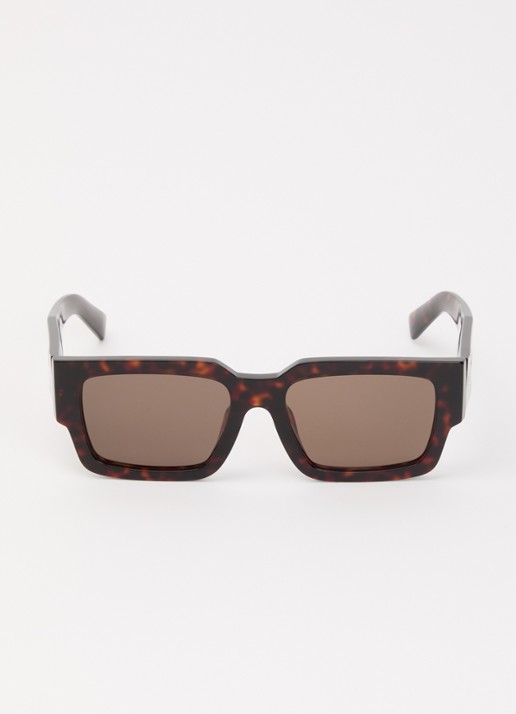 Prada Wayfarer zonnebril PR B17SF - detail 2 donkerbruin