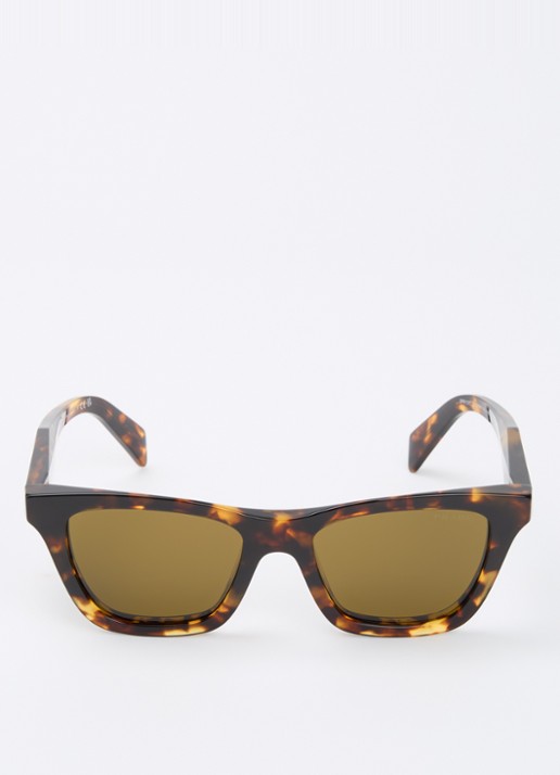 Prada Wayfarer zonnebril PR C07S - detail bruin