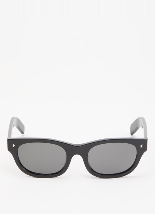 Prada Wayfarer zonnebril PR C09SF - detail 2 zwart