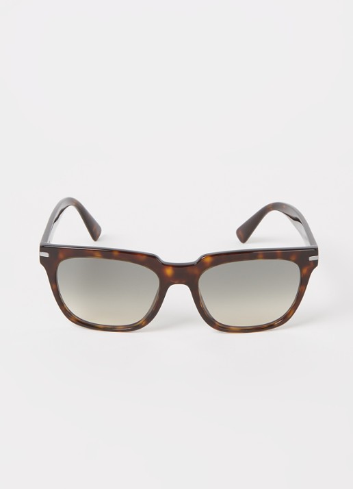 Prada Wayfarer zonnebril PR04YS - voorkant 4 donkerbruin