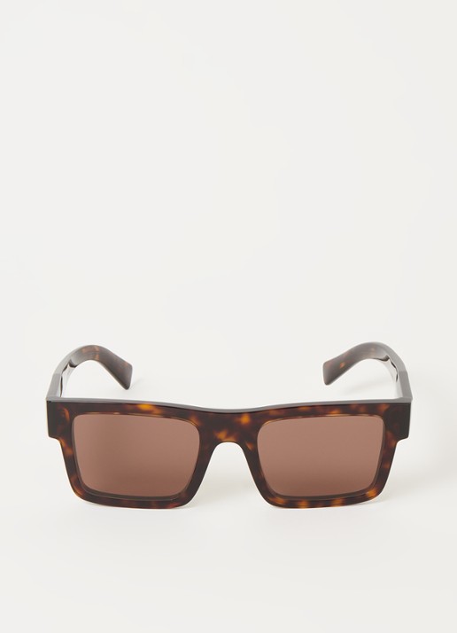 Prada Wayfarer zonnebril PR19WS - voorkant 2 donkerbruin