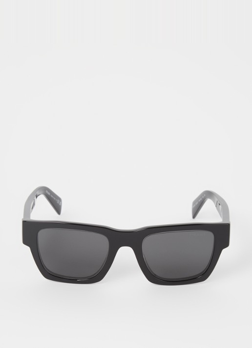 Prada Wayfarer zonnebril PRA06S - detail 3 zwart