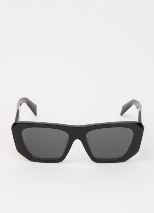 Prada Wayfarer zonnebril PRB18SF - detail grijs