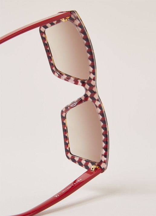 Prada Zonnebril PR04VS - detail 3 donkerbruin