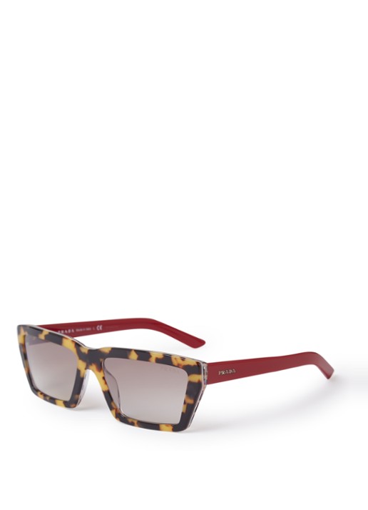 Prada Zonnebril PR04VS - voorkant 4 donkerbruin