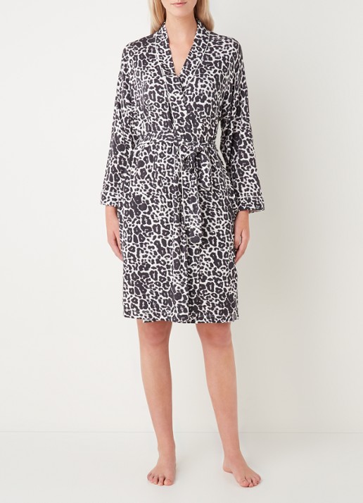 Pretty You Kimono met strikceintuur - voorkant 3 antraciet