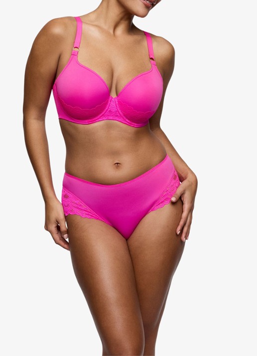 PrimaDonna Dear Night slip met kant - voorkant 5 fuchsia