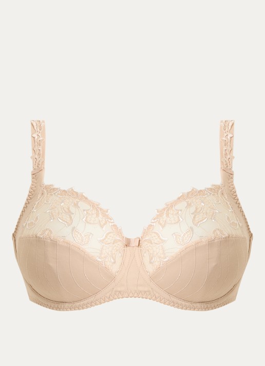 PrimaDonna Deauville beugel bh met borduring - voorkant 3 beige