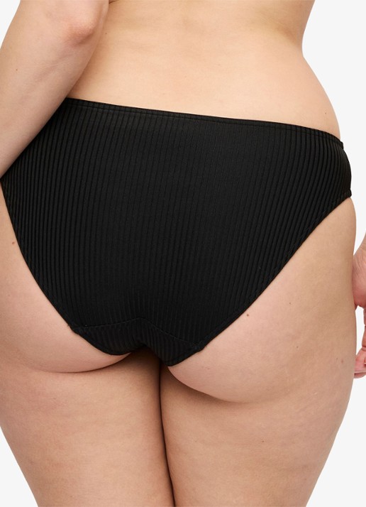 PrimaDonna Delray bikinislip met structuur - achterkant 5 zwart